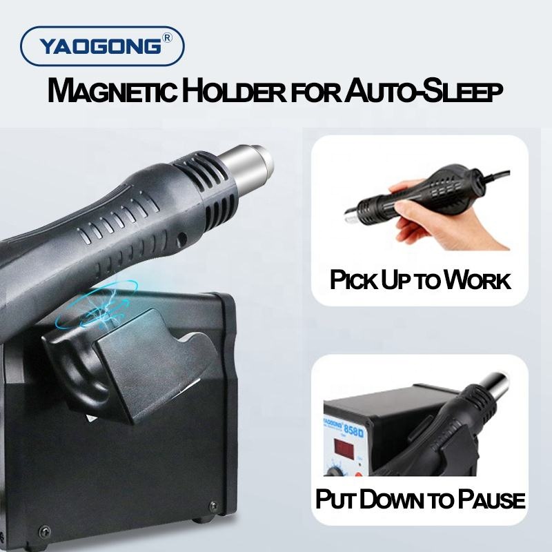 YAOGONG 8786D 2 w 1 Cyfrowa St – Smd Rework Station Hot Air Soldering 2 In 1 recenzja i cena