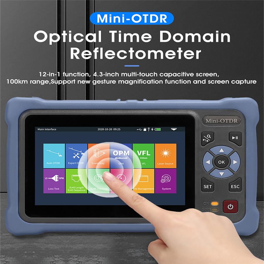 MINI OTDR 1310/1550nm z ekrane – Optical Time Domain Reflectometer Otdr 1310 1550Nm recenzja i cena