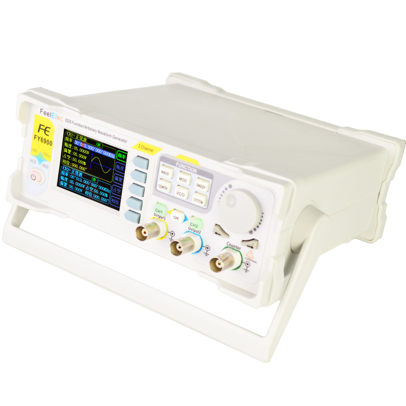 NOWY FY6900 Dwukanałowy Genera – Dual Channel Arbitrary Waveform Function Generator 60Mhz recenzja i cena