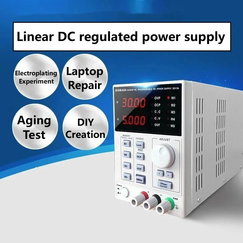 Zasilacz liniowy DC regulowany – Programmable Linear Dc Power Supply 30V 10A recenzja i cena