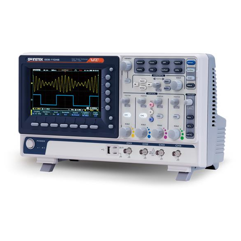 GDS-1104B 4-kanałowy przenośny – Digital Storage Oscilloscope 4 Channel 100Mhz recenzja i cena